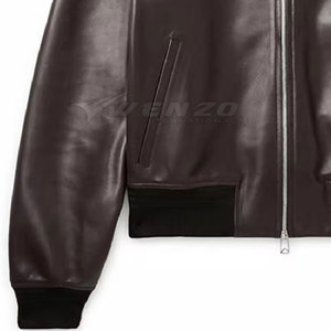 Latest Style Wholesale High Quality OEM Service Windproof Waterproof Breathable Eco-Friendly Men Winter Genuine Jacket Cow <b>Skin</b> - Product Image 5