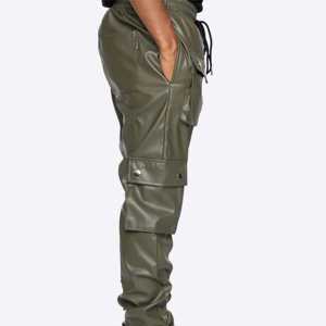 Durable Men's <b>Cargo</b> Pants-Comfortable and Stylish Multi-Pocket Heavyweight Nylon/Cotton <b>Trousers</b> for Outdoor and Casual Wear - Product Image 2