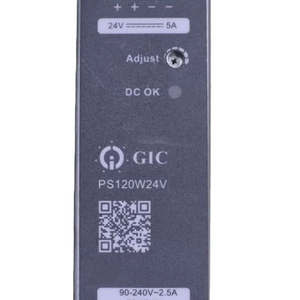 Alimentation électrique industrielle modulaire GIC PS120W24V sur rail DIN - Sortie simple 24V - Product Image 1