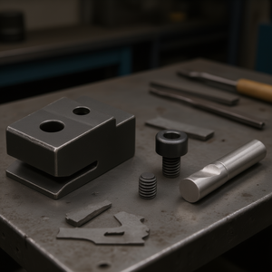 Juego de herramientas Hazet con punzón, placa de troquelado, cilindro y pasador roscado para punzonado de chapa metálica, cinceles y punzones de alta calidad - Product Image 3