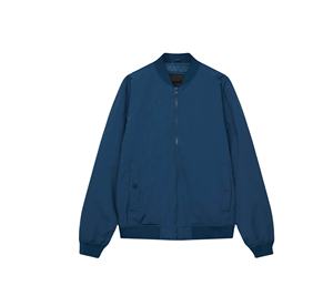 Blouson aviateur personnalisé avec logo, vêtements d'hiver en nylon pour hommes, vêtements d'extérieur, taille plus, blouson aviateur pour hommes en gros, teinture unie - Product Image 1