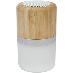 ลำโพงบลูทูธไม้ไผ่ Aurea ของขวัญส่งเสริมการขายแบบกำหนดเองได้ พร้อมพอร์ต USB - Product Image 1