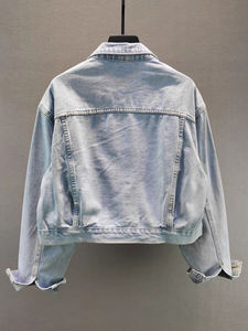 New Street Best Selling Slim Fit Hombres a prueba de viento Características transpirables Lavado Nueva ropa Estilo Chaqueta azul - Product Image 2