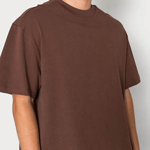 เสื้อยืดโอเวอร์ไซส์สำหรับผู้ชายเสื้อยืดฟิตเนสน้ำหนักเบาพิมพ์ลายโลโก้ได้ตามต้องการ - Product Image 6
