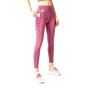 High Quality Women's Activewear <b>Sexy</b> Yoga Sport Top Pants Solid Color <b>Gym</b> <b>Wear</b> with Drawstring Closure for Workout Fitness - Product Image 3