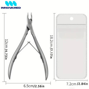 Cortacutículas de Acero Inoxidable de Primera Calidad, Herramienta de Manicura y Pedicura de Precisión, Cortacutículas Staleks para Usuarios Zurdos - Product Image 5