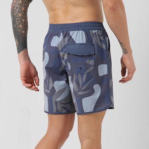 Short de planche de surf de plage pour homme Tissu anti-rides à texture de toile Taille moyenne Spandex Stretch Eco-Friendly Comfort Fit - Product Image 6