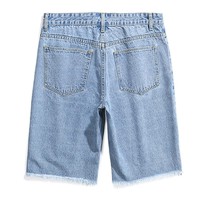 Vente en gros Short d'été en denim déchiré pour hommes Short en denim décontracté tendance Short de détresse - Product Image 5