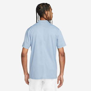 Camisa Polo Clásica Azul Claro para Hombre, Transpirable, de Algodón, Manga Corta, Informal, de Negocios, para Golf, Ligera, para Verano - Product Image 2