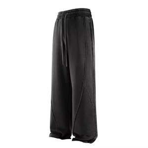 Pantalons de survêtement Baggy lourds hommes coton jambe large coton mélange français éponge pantalons de survêtement - Product Image 4