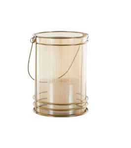 Portavelas Hurricanes de cristal con acabado dorado de diseñador creativo, Festival de Navidad, huracanes de Metal decorativos, sala de estar para el hogar - Product Image 6