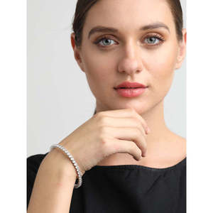 Brazalete de Plata 925 con Cristales para Cada Momento, para Ti! - Product Image 4