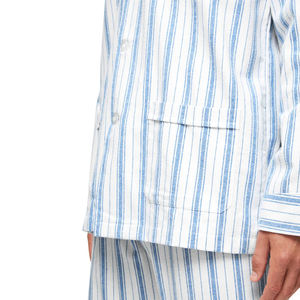 Custom Logo Luxury <b>Men's</b> Pajama <b>Set</b> Breathable Comfortable Long Sleepwear 100% Silk High Quality Suitable Price Made in Pakistan - Product Image 2