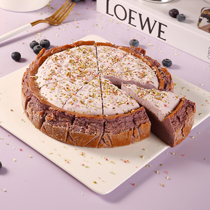 Gâteau <span class=keywords><strong>Basque</strong></span> aux Myrtilles Surgelé 850g 8 Pouces, Crémeux, Faible en Matières Grasses, Rond, avec Chocolat, pour <span class=keywords><strong>Restaurants</strong></span>, Hôtels, Buffets - Product Image 5
