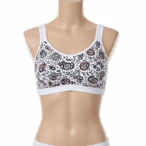 Seamless Adult Polyester Nylon Digital Print <b>Bra</b> Soft Stretch Fit Comfortable SupportDailyWearUnderwearLingerieSupplierWholesale - Product Image 4