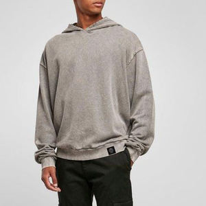 Pull à capuche lavé personnalisé Vintage Stone Acid Washed Hoodies - Product Image 4