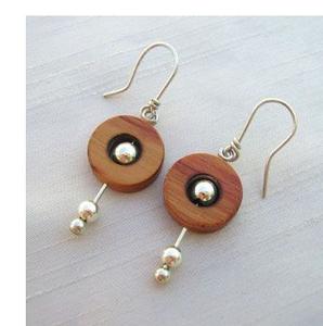 Pendientes de madera de moda para uso diario - Product Image 1