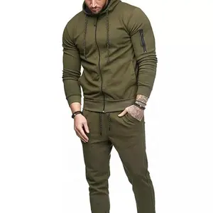 Conjunto de traje de chándal personalizado para hombre, venta al por mayor, fabricantes de ropa en el extranjero - Product Image 1