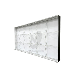 Đồ họa tùy chỉnh vải có thể thu vào nền đứng silicon tiết kiệm không gian & di động cho triển lãm thương mại dễ vận chuyển & có thể gập lại - Product Image 6