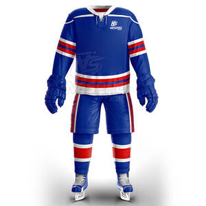 Meilleure vente au prix d'usine uniforme de hockey sur glace en vrac doux au toucher uniforme de hockey sur glace pour unisexe - Product Image 1