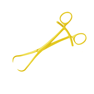 Pinzas de Reducción Ósea Manuales de Oro Completo de 5.5 Pulgadas, Instrumentos Quirúrgicos Ortopédicos de Acero Inoxidable con Certificación CE - Product Image 4