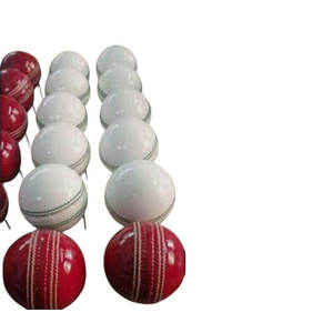 Pelota dura internacional de alta calidad de 156G, pelotas de cuero de Cricket, pelotas de Cricket Premium cosidas a mano blancas - Product Image 3