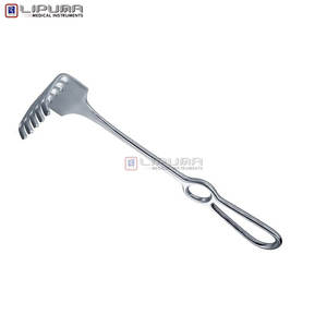 Alta calidad 40mm X 40mm Manual Blunt 4-Prong Israel Retractor 25cm 10 ''Instrumento quirúrgico ISO MOL Certificado para mayoristas - Product Image 5