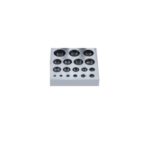 Bloc de Dapping à 18 cavités (18 demi-sphère de 3 à 20mm) Fournisseur d'outils de bijouterie outil de bijouterie faisant un outil professionnel - Product Image 1