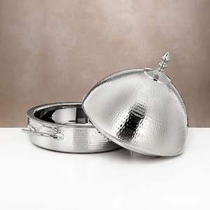 El último diseño martillado, con aspecto árabe cazuela de Metal, olla caliente para el hogar, Hotel, Buffet, fiesta, Oriente Medio, Cocina, Servicio, calentador de alimentos - Product Image 1
