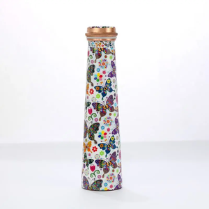Top Decoration <b>Copper</b> Water <b>Bottle</b> Handmade Solid <b>Copper</b> <b>Bottles</b> Drinkware Traditional Indian Premium Quality - Product Image 3