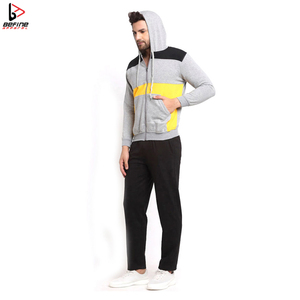 Conjunto deportivo informal para hombre, 100% algodón, con sudadera con capucha y cremallera completa, y pantalones de chándal, ecológico, para invierno. - Product Image 3