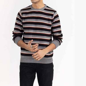 Pull en mohair tricoté d'hiver à col rond uni à manches longues respirant pour hommes, logo de couleur personnalisé, anti-rétrécissement, séchage rapide - Product Image 6