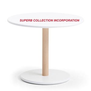 Soporte de pastel superior de mármol blanco con base de metal al por mayor y proveedores - Product Image 6