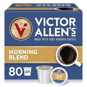 Victor Allen's Coffee Morning Blend, Light Roast, 80 Count, Single Serve Coffee Pods - Product Image 1