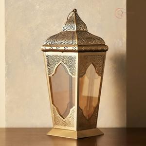 Premium Metal Candle Holder Lantern with Customized Color & Logo | Durable & Waterproof for <b>Ramadan</b> Events & Home <b>Decor</b> - Product Image 2