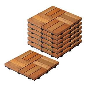 Dalles de terrasse en bois d'acacia du Vietnam - Finition marron moderne pour les espaces extérieurs - Product Image 6