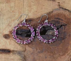 Boucles d'oreilles classiques faites à la main 925 bijoux en argent massif pour femmes 925 argent Sterling Tourmaline pierres précieuses Boho Style boucles d'oreilles cadeau - Product Image 4