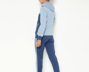 Ensemble de survêtement pour femme de qualité supérieure, à capuche, uni, nouvelle arrivée, respirant, en coton et polyester, fermeture à cordon, vêtements de course - Product Image 3