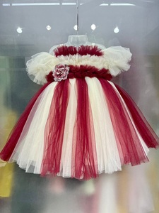 Mới hợp thời trang Thiết kế <span class=keywords><strong>Net</strong></span> vải trẻ em choàng cho bữa tiệc sinh nhật mặc có sẵn với giá bán buôn từ Ấn Độ - Product Image 3