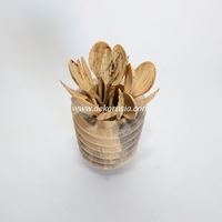 Porte-cuillères multifonctionnel personnalisable en bois de tamarin ancien, fait main, écologique, durable et décoratif