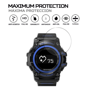 ANTISHOCK <b>Screen</b> Protector for Zeblaze Muscle HR Premium Protective Film for Your Durable Smartwatch - Product Image 1