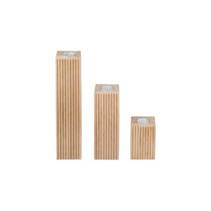 Modern Floor Wooden <b>Candle</b> <b>Holder</b> for Home Decor <b>Tall</b> Standing Display Stylish Accent for Living Room and Entryway From India - Product Image 6