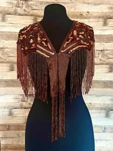 เสื้อคลุมลูกปัดสไตล์นักเรียนแฟชั่นชั้นสูงงานปาร์ตี้งานทำมือไม่เหมือนใครสำหรับผู้หญิงและผู้ใหญ่ - Product Image 3