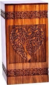 Hot Selling Modern Wooden Cremation <b>Urns</b> Handmade Funeral Burial Decorative <b>Urns</b> for Male Female at Low Price - Product Image 1