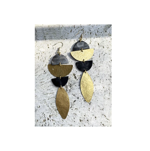 Natural Buffalo Horn Earrings Hot Selling Item Earrings for Women Made of and Horn Set for Girls & Women and Decorative Items - Product Image 3