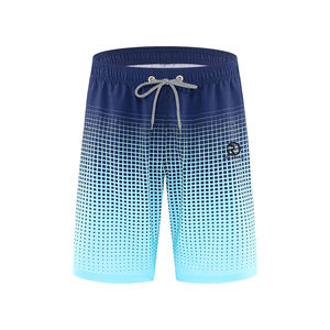 กางเกงว่ายน้ำขาสั้นสำหรับผู้ชายกางเกงขาสั้นสำหรับว่ายน้ำชายหาดทำขึ้นเองสีพื้นทำจากปากีสถาน - Product Image 1