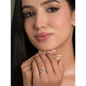 Anillos de Plata de Ley 925 de Primera Calidad para Mujer, Corte Marquesa, con Incrustaciones de Diamantes, Chapados en Rodio, Joyería para Hombre - Product Image 3