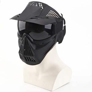 <span class=keywords><strong>Airsoft</strong></span> masker taktis wajah penuh dengan lensa pelindung mata untuk Halloween CS permainan bertahan hidup topeng Cosplay menembak - Product Image 3