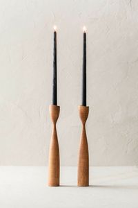 Portavelas de Madera Maciza en Forma de Pilar para Decoración de Hogar de Lujo y Colección de Regalos - Product Image 5