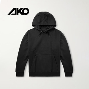 เสื้อฮู้ดดี้ผู้ชายคุณภาพสูงแบบขายส่ง สกรีนโลโก้ได้ตามต้องการ ทรงโอเวอร์ไซส์ เสื้อฮู้ดดี้ผู้ชายแบบเรียบง่าย สไตล์ลำลอง คุณภาพสูง โดย AKO - Product Image 1